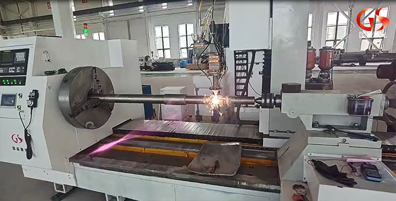 鈦合金軸激光熔覆修復加工